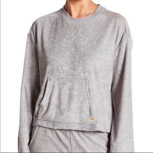 NWT!- C&C California terry mesh back lounge top